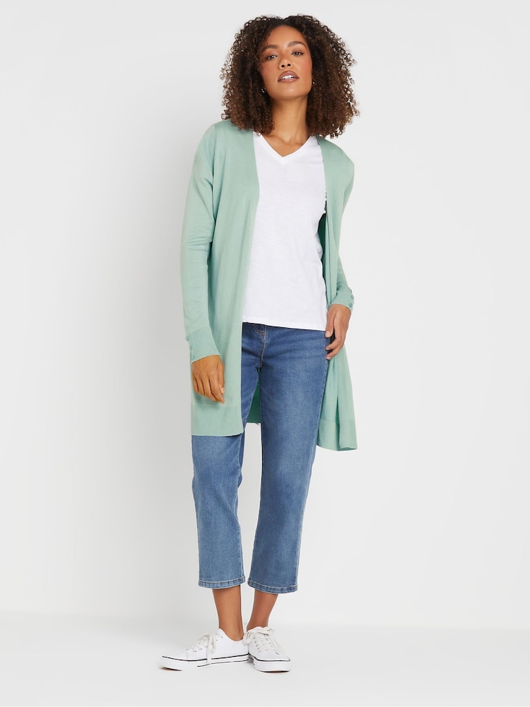 M&Co Green Longline Cardigan - Image 2 of 5