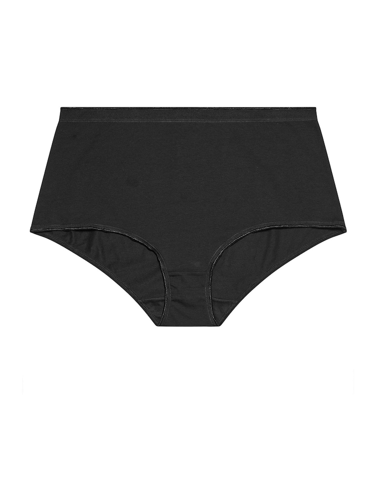 Yours Curve Blue Stretch Full Briefs 5 Pack - Image 7 of 9