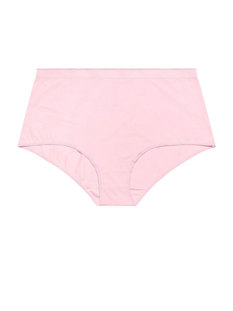 Yours Curve Black Stretch Full Briefs 5 Pack - Image 7 of 8