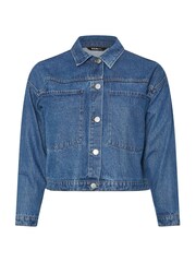 Yours Curve Jakke med lappet lomme i bomull 100% bomull - Bilde 8 av 12