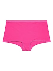 Yours Curve Pink Stretch Leopard Knickers 5 Pack - Image 5 of 8
