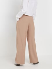 PixieGirl Petite Pink Side Wrap Wide Leg Trousers - Image 3 of 5