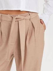 PixieGirl Petite Pink Side Wrap Wide Leg Trousers - Image 4 of 5