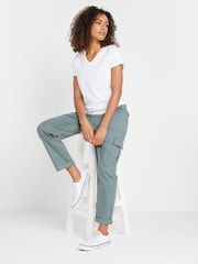 Azul - Pantalones cargo de M&Co - Imagen 3 de 5