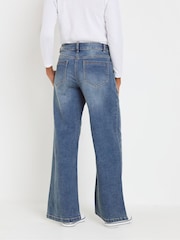 M&Co Blue Carpenter Wide Leg Jeans - Image 3 of 5