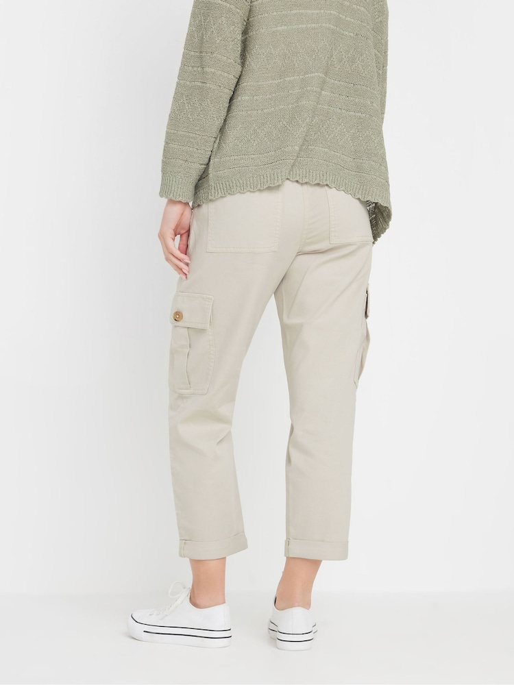 Natural - Pantalones cargo petite de M&Co - Imagen 2 de 6