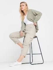 Natural - Pantalones cargo petite de M&Co - Imagen 4 de 6