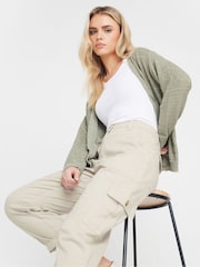 Natural - Pantalones cargo petite de M&Co - Imagen 5 de 6