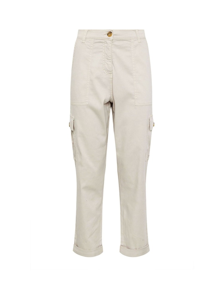 Natural - Pantalones cargo petite de M&Co - Imagen 6 de 6