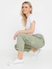 Verde - Pantalones cargo petite de M&Co - Imagen 4 de 5