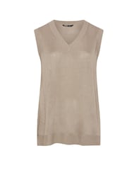 Yours Curve Natural Lightweight Vest - Image 6 of 6