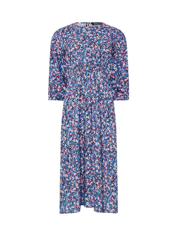 M&Co Blue Petite Midi Dress - Image 5 of 5
