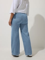 Yours Curve Blue Limited Jeans - Image 3 of 5
