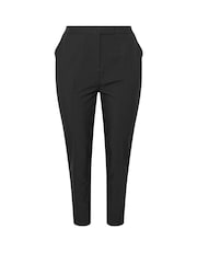 Yours Curve Black Pull On Elastic Back Trousers - Image 5 of 5