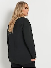 Yours Curve Black New York Embellished Sweatshirt - Image 3 of 5