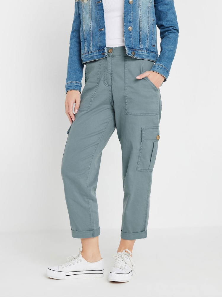 Azul - Pantalones cargo petite de M&Co - Imagen 1 de 4