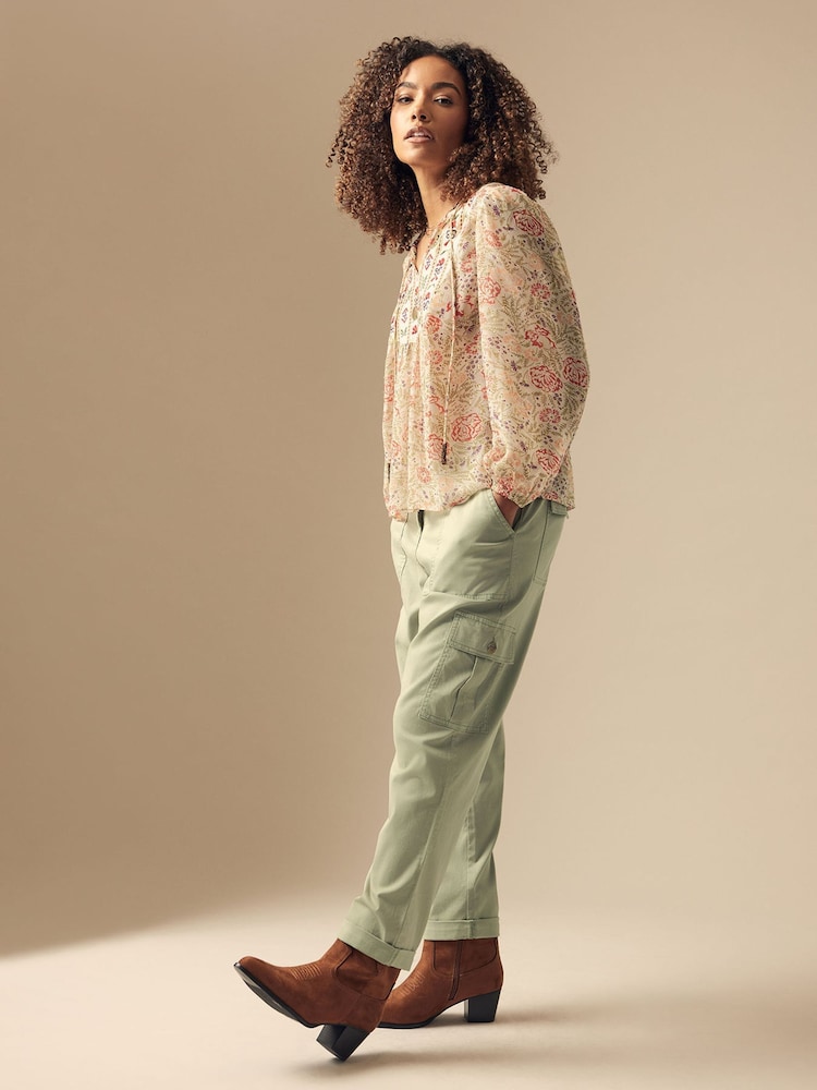Verde - Pantalones cargo de M&Co - Imagen 1 de 5