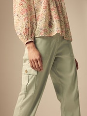 Verde - Pantalones cargo de M&Co - Imagen 2 de 5