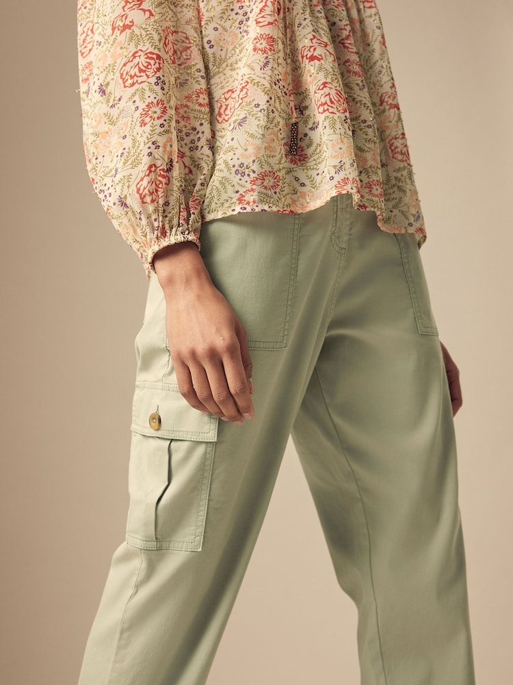 Verde - Pantalones cargo de M&Co - Imagen 2 de 5