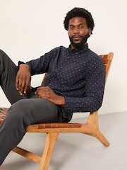 FatFace Long Sleeve Dobby Shirt - Imagen 4 de 5