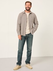 FatFace Long Sleeve Dogtooth Shirt - صورة 3 من 6