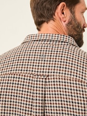 FatFace Long Sleeve Dogtooth Shirt - صورة 4 من 6