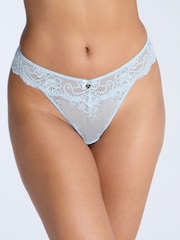 Boux Avenue Blue Amber Lace Thongs - Image 1 of 2