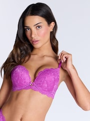Boux Avenue Purple Aliyah Plunge Push-Up Bra - Image 5 of 6