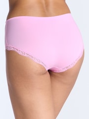 Boux Avenue Candy Pink Kaylee Lace Shorts - Image 2 of 2