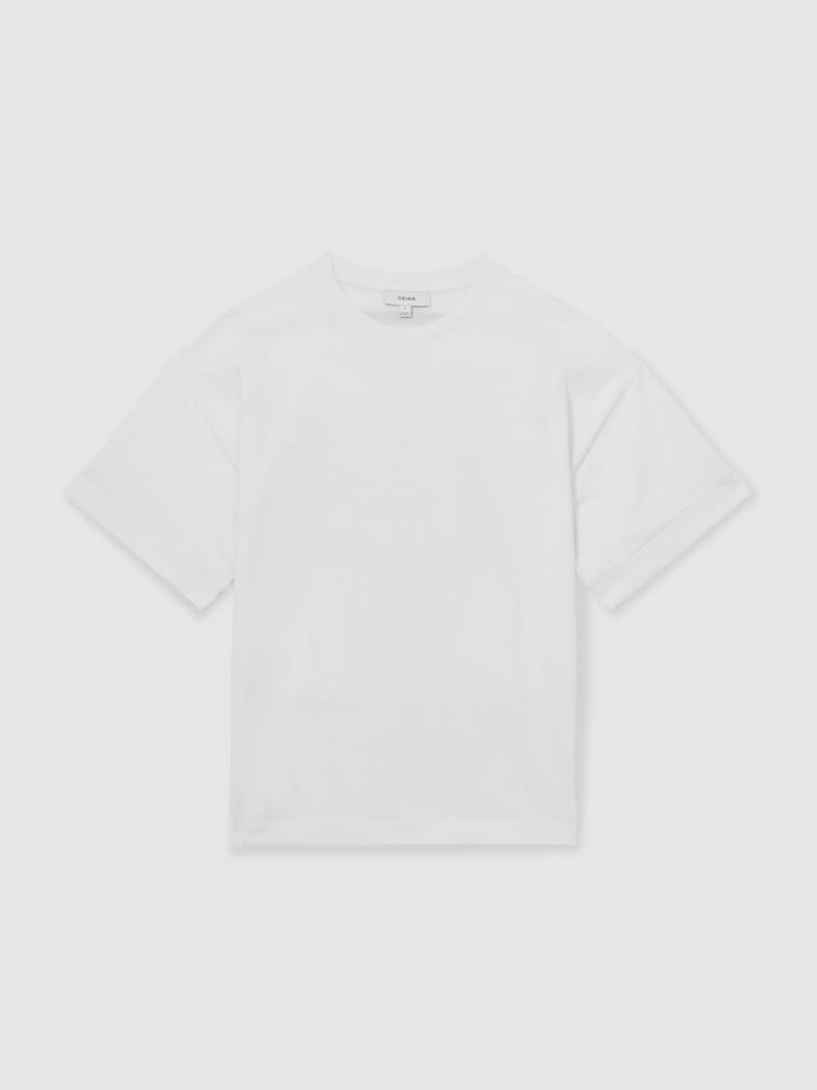 Reiss Blue/Ivory Spencer Reiss | NYBG Floral Oversize T-Shirt - Image 2 of 5