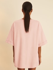 Reiss Pink Spencer Reiss | NYBG Floral Oversize T-Shirt - Image 4 of 5