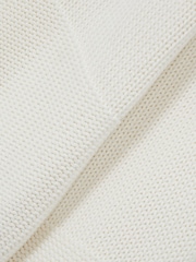 Reiss White Jenny Cotton V-Neck Knit Jumper - Image 8 of 8