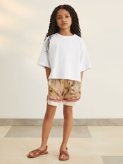 Reiss Khaki Spencer 9-13 yrs Reiss | NYBG Floral Oversize T-Shirt - Image 1 of 6