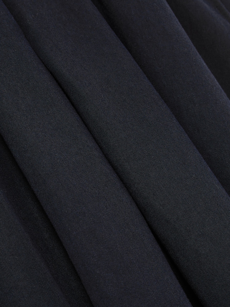 Reiss Indigo Flo Tencel Strapless Dip-Hem Mini Dress - Image 5 of 5
