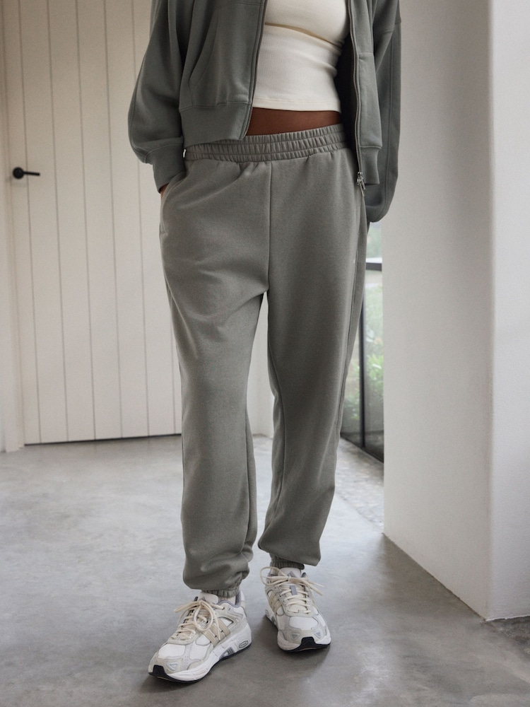 Sage Green Cuffed Joggers - Image 1 of 10 Sage Green Cuffed Joggers - Image 1 of 10