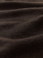self. Chocolate Brown Knit Jumper - Image 3 of 3