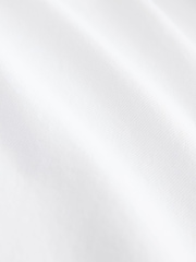 White 100% Cotton Hourglass Wide Leg Jeans - Image 6 of 7