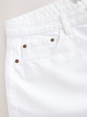 White 100% Cotton Hourglass Wide Leg Jeans - Image 7 of 7