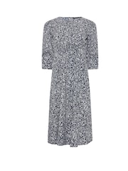 M&Co Blue Dark Petite Midi Dress - Image 5 of 5