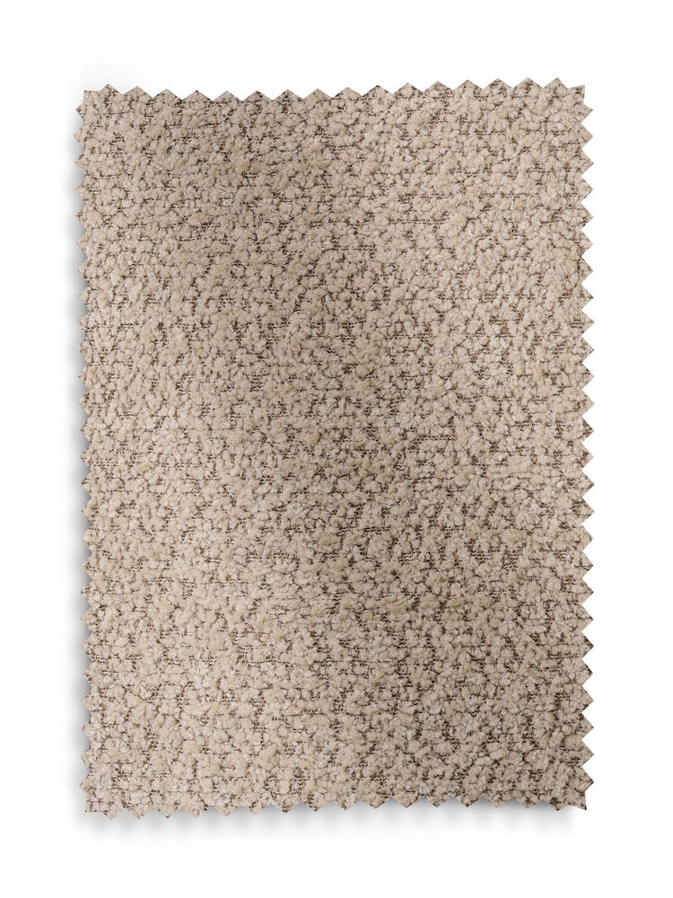 Natural Cosy Borg Lined Eyelet Curtains - Image 2 of 5