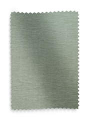 Sage Green Fine Chenille Blackout/Thermal Eyelet Curtains - Image 5 of 6