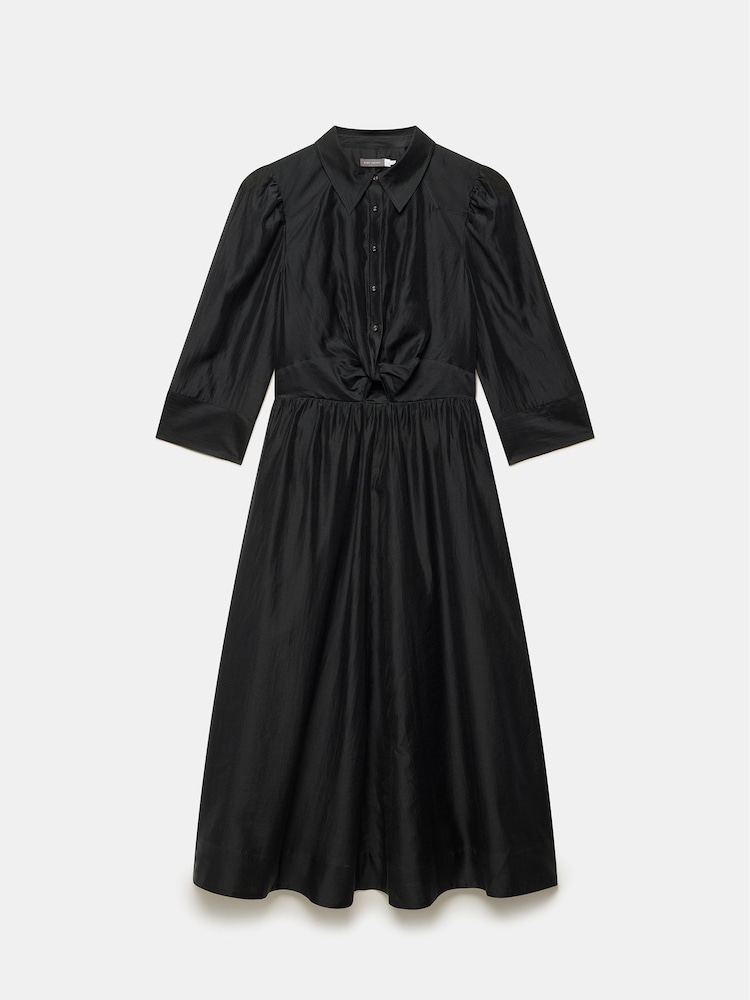 Mint Velvet Blue Twist Detail Midi Dress - Image 8 of 8 Mint Velvet Blue Twist Detail Midi Dress - Image 8 of 8