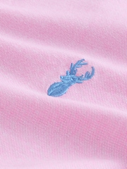 Pink Regular Fit Short Sleeve Oxford Shirt - Image 8 of 8