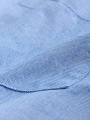 Light Blue Short Sleeve Oxford Shirt - Image 2 of 3