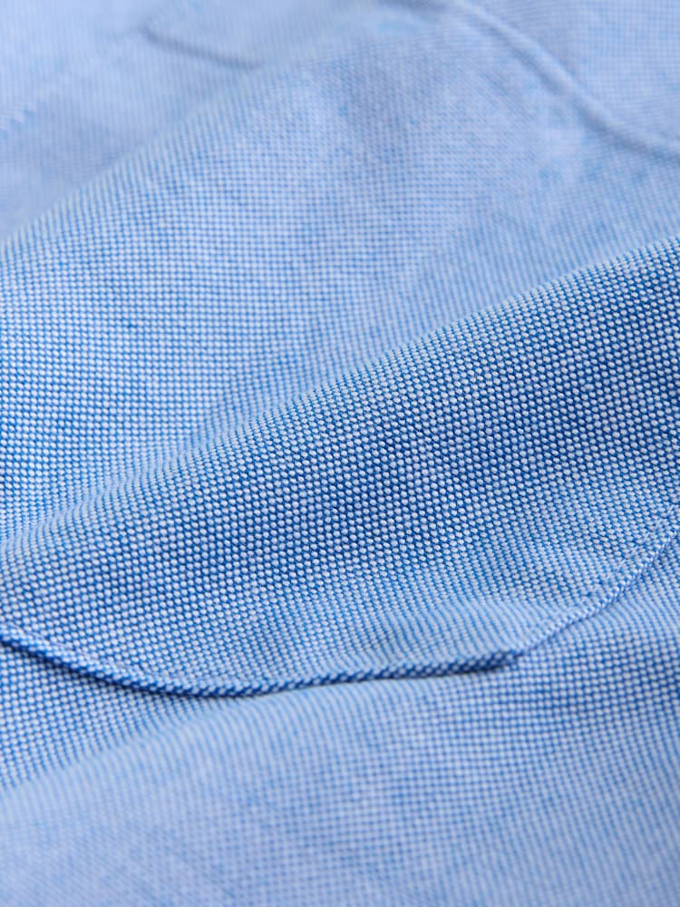 Light Blue Short Sleeve Oxford Shirt - Image 2 of 3