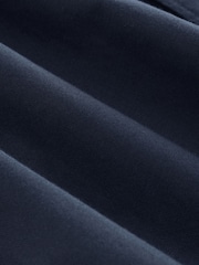 Navy Blue Regular Fit Short Sleeve Oxford Shirt - Image 8 of 9