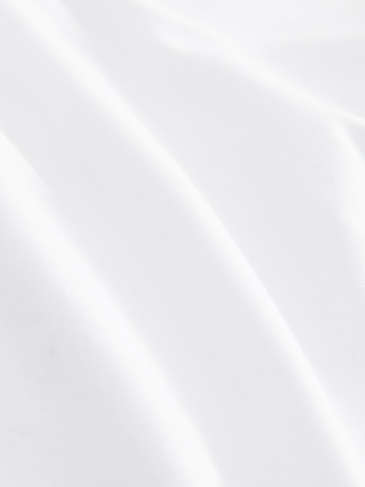 White Short Sleeve Oxford Shirt - Image 3 of 3