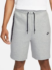Nike Grey Tech Fleece Shorts - Image 3 of 14
