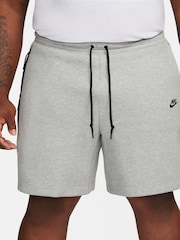 Nike Grey Tech Fleece Shorts - Image 9 of 14