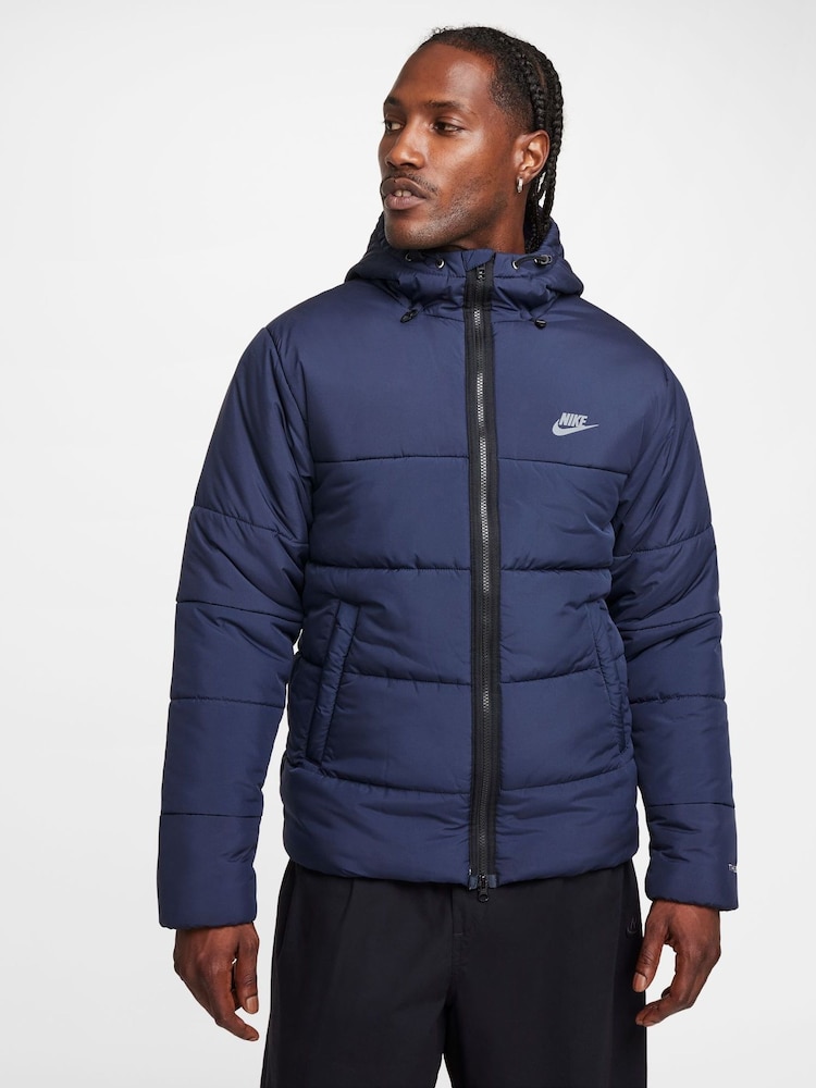 Nike Navy Mens Synthetic-Fill Jacket - Image 1 of 9